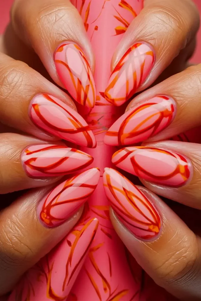 Coral and Orange Hues: A Pop of Summer Fun