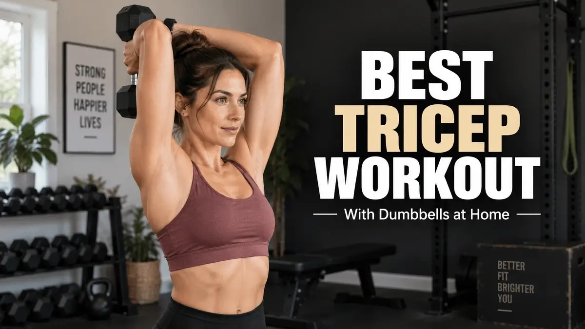 Best tricep workout with dumbbells at home